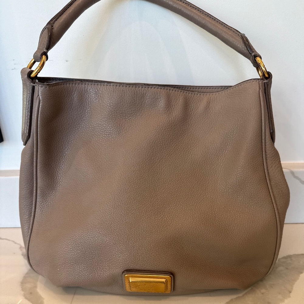 Marc by Marc Jacobs Too Hot to Handle Black‎ Leather Hobo Shoulder Bag